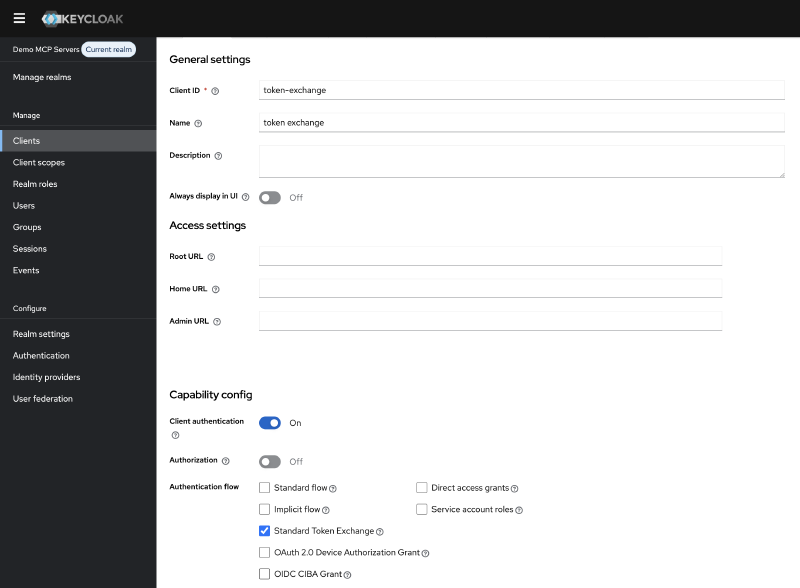 Token Exchange Client